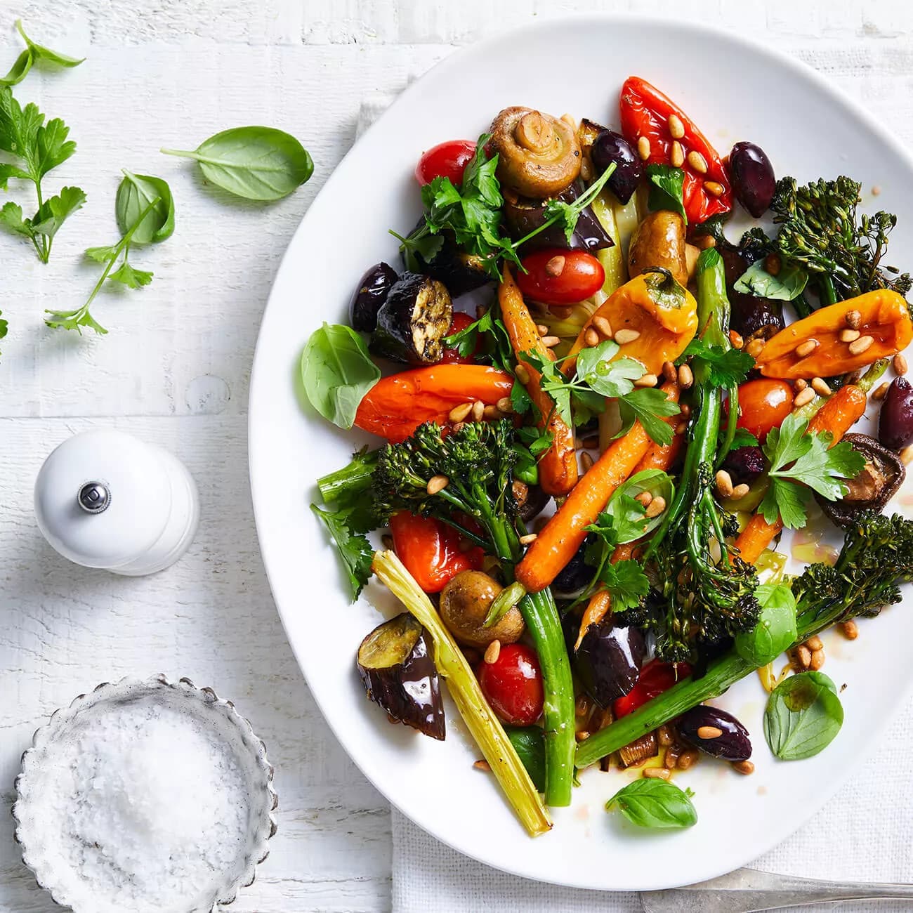 Mediterranean Grilled Vegetable Salad